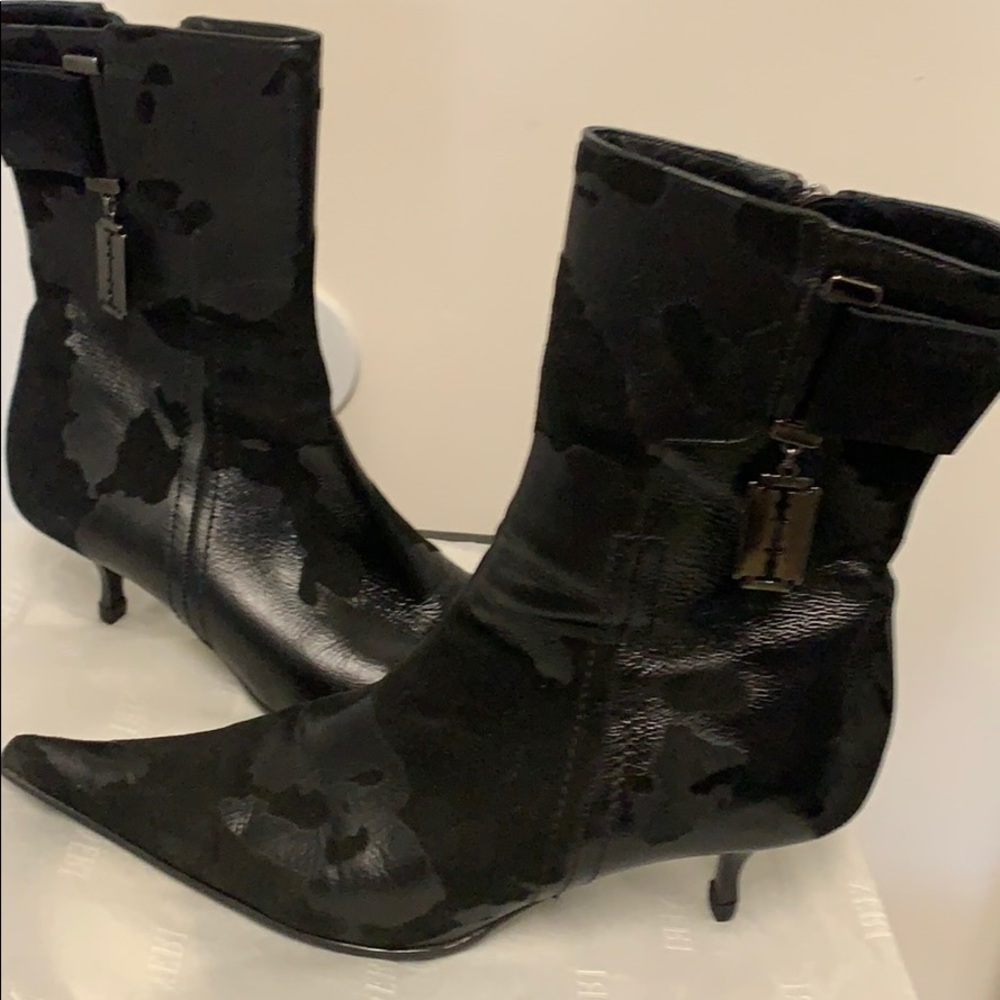Made in Italy size36.5 black boots - Picture 2 of 8